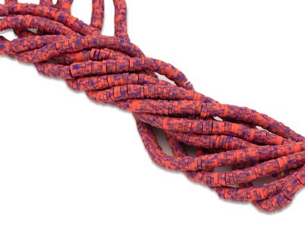 Нить каучуковых бусин 5мм, микс