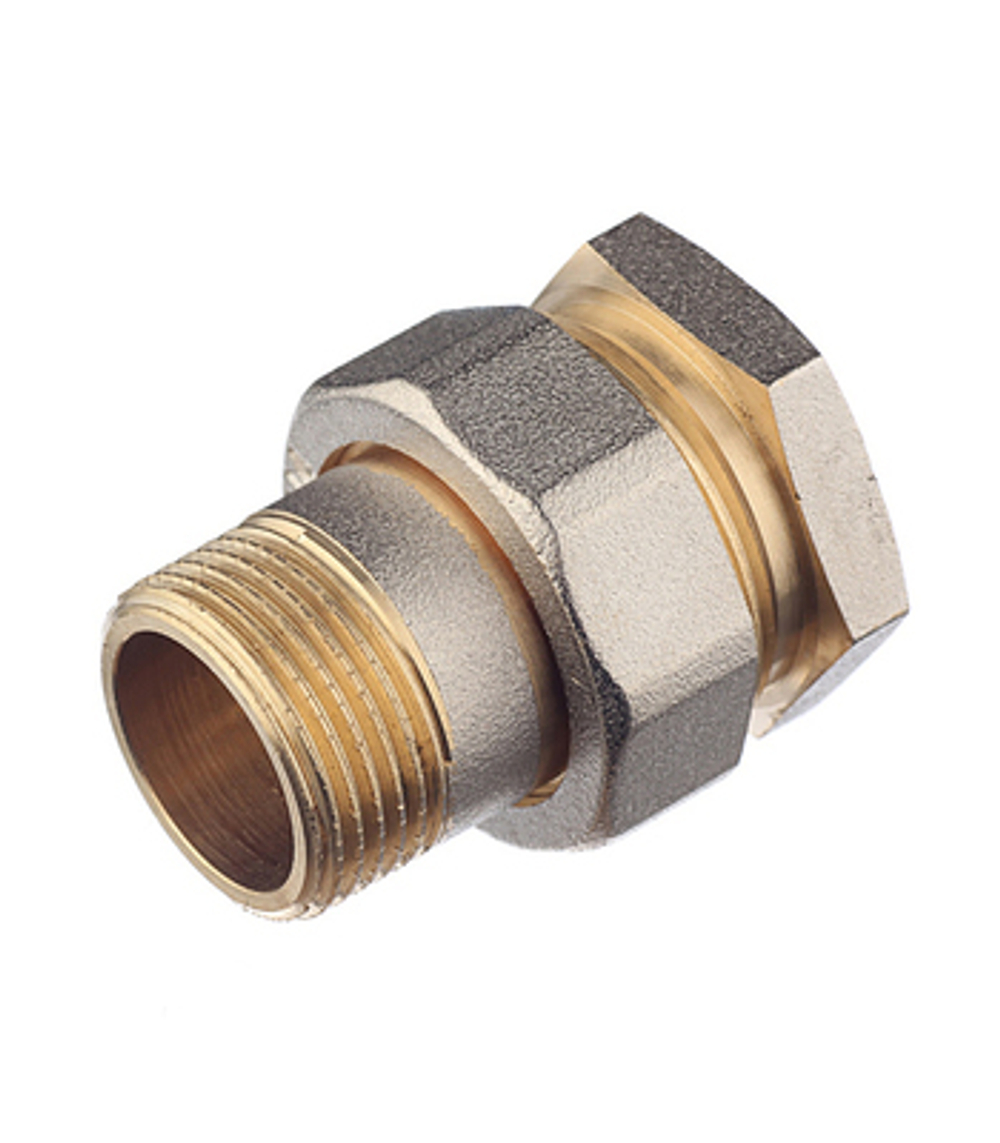 Американка прямая 1" ВР(г) х 3/4 НР(ш) латунная