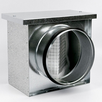 Фильтр кассетный ФЛК-400 d=400 (корпус+кассета) оцинк. сталь