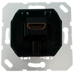 Механизм HDMI 2.0a,  черный,   разъем Type A 180° 4K  Full HD @ 48 Hz 3D,  HDR,   серия STRS