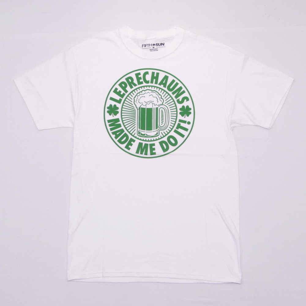 Футболка The Leprechaun Made Me Do It