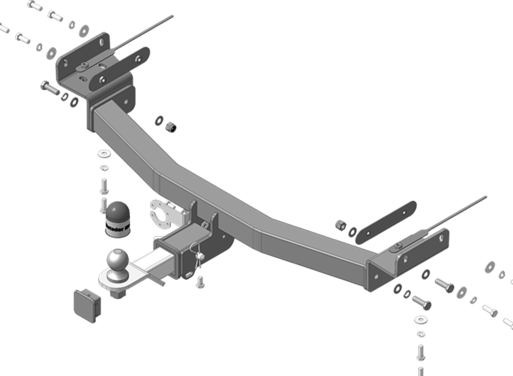 Фаркоп Motodor для Hyundai Tucson, KIA Sportage 2021- 91014-E