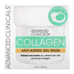 Advanced Clinicals, Collagen, антивозрастная гелевая косметическая маска, 148 мл (5 жидк. унц.)