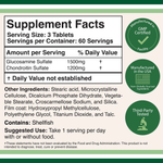 Double Wood Supplements - Glucosamine Chondrotin - 180 tablets