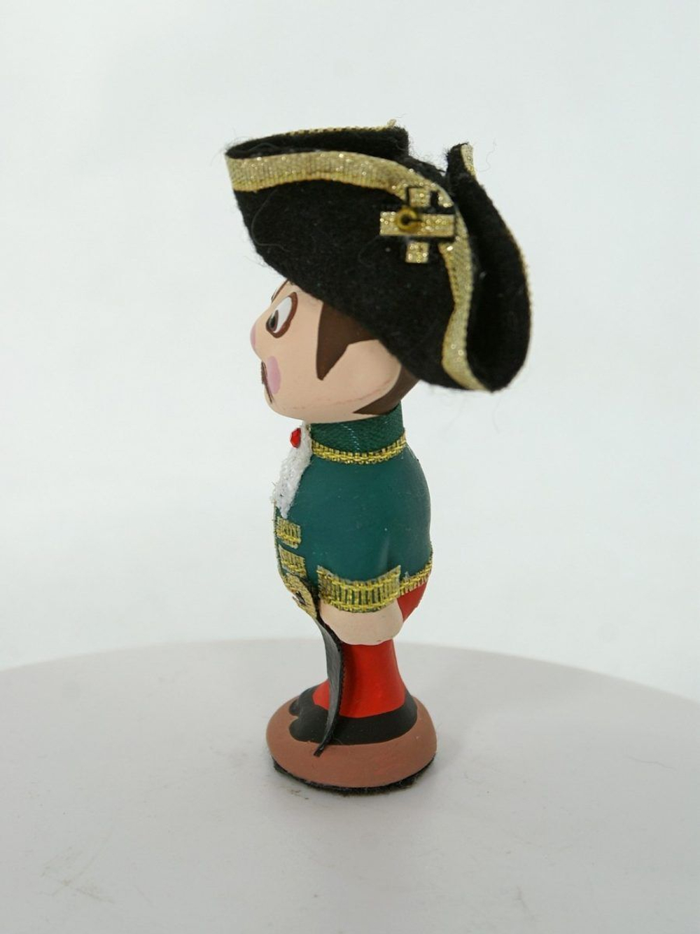 Кукла потешка Капитан бомбардиров. Игрушка фарфоровая ручной работы