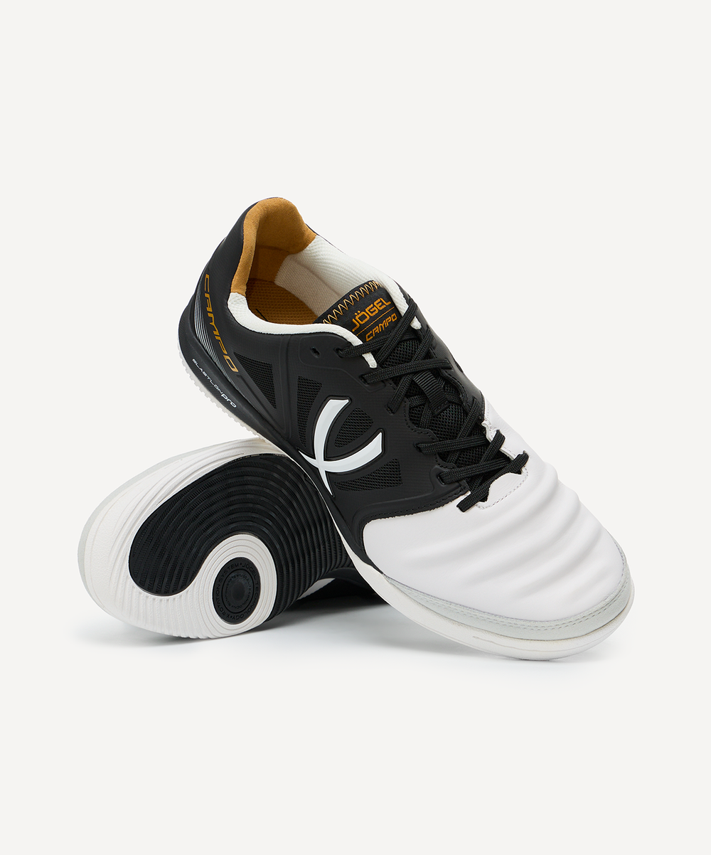 Бутсы зальные JÖGEL CAMPO 2.0, черный/белый