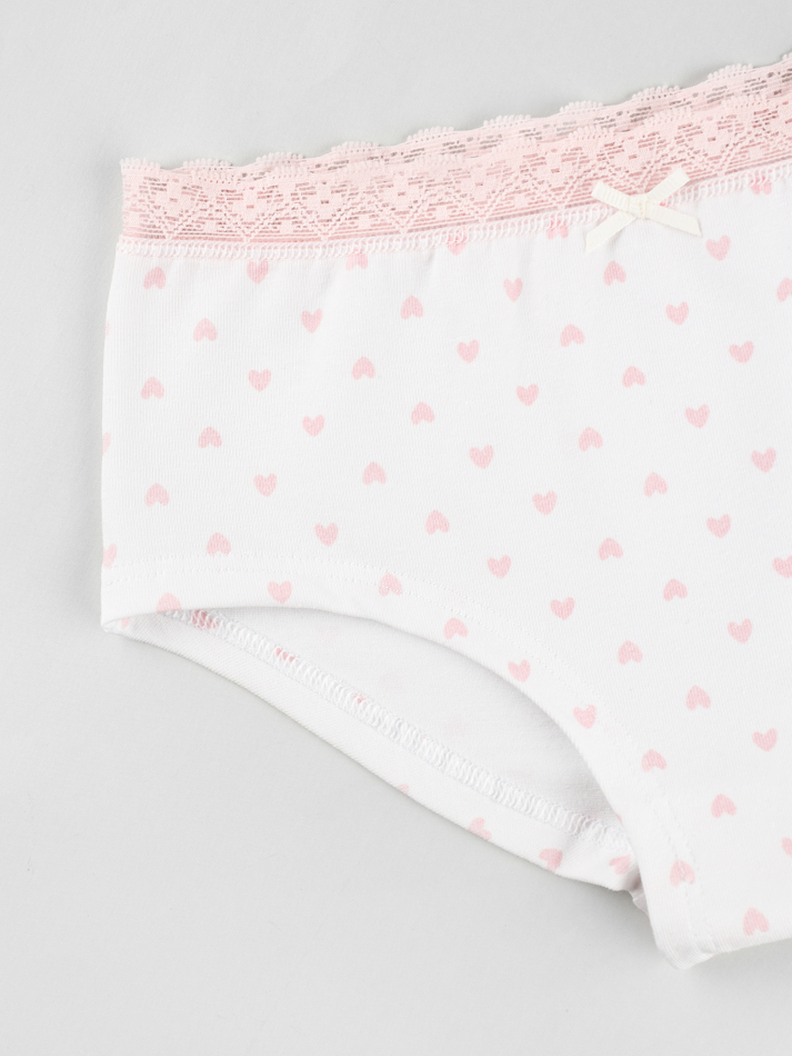 5654 Набор из 2 трусов из хлопка/ Set of 2 cotton slips/ Set di 2 slip di cotone