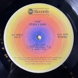 Винтажная виниловая пластинка LP Steely Dan Aja (USA 1977)