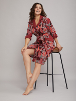 Халат Х-145/терракотовый-тропик