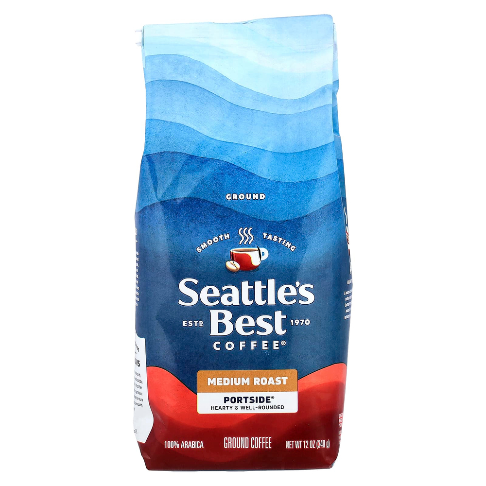 Seattle's Best Coffee, Portside®, молотый кофе, средней обжарки, 340 г (12 унций)