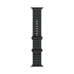 Умные часы Apple Watch Ultra 3 (2025) GPS+Cellular 49mm, Black Titanium ремешок "Black Ocean Band" один размер 130-200 mm (MF0J4)