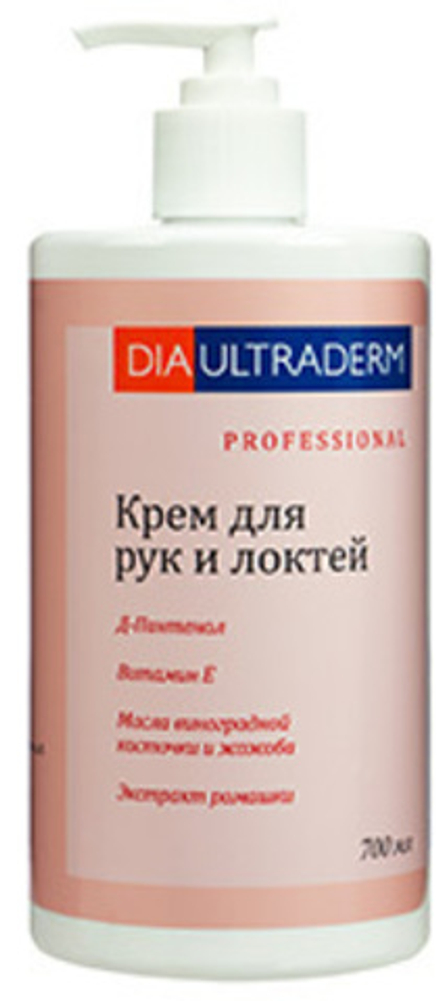 Крем для рук и локтей с Д-Пантенолом Диаультрадерм  флакон 700 мл. с дозатором