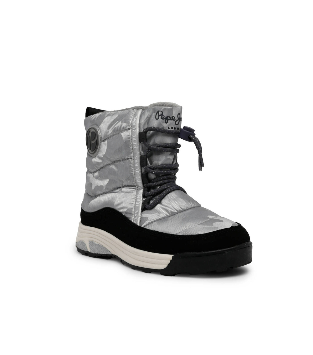 Утепленное угги Pepe Jeans London - серебряный(PGS50184)