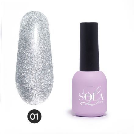 SoLa Гель-лак Bubble Cat 01 Кошачий глаз, 10мл
