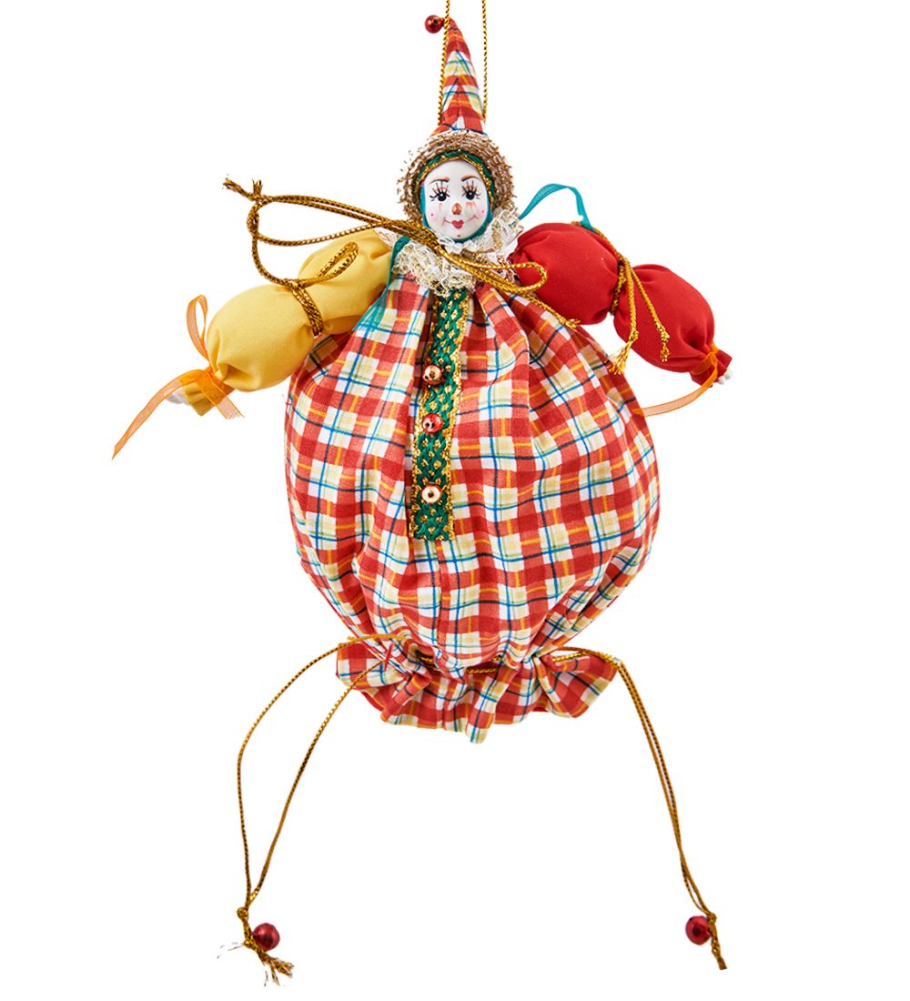 РусКукла RK-619 Кукла-мешочек «Клоун»