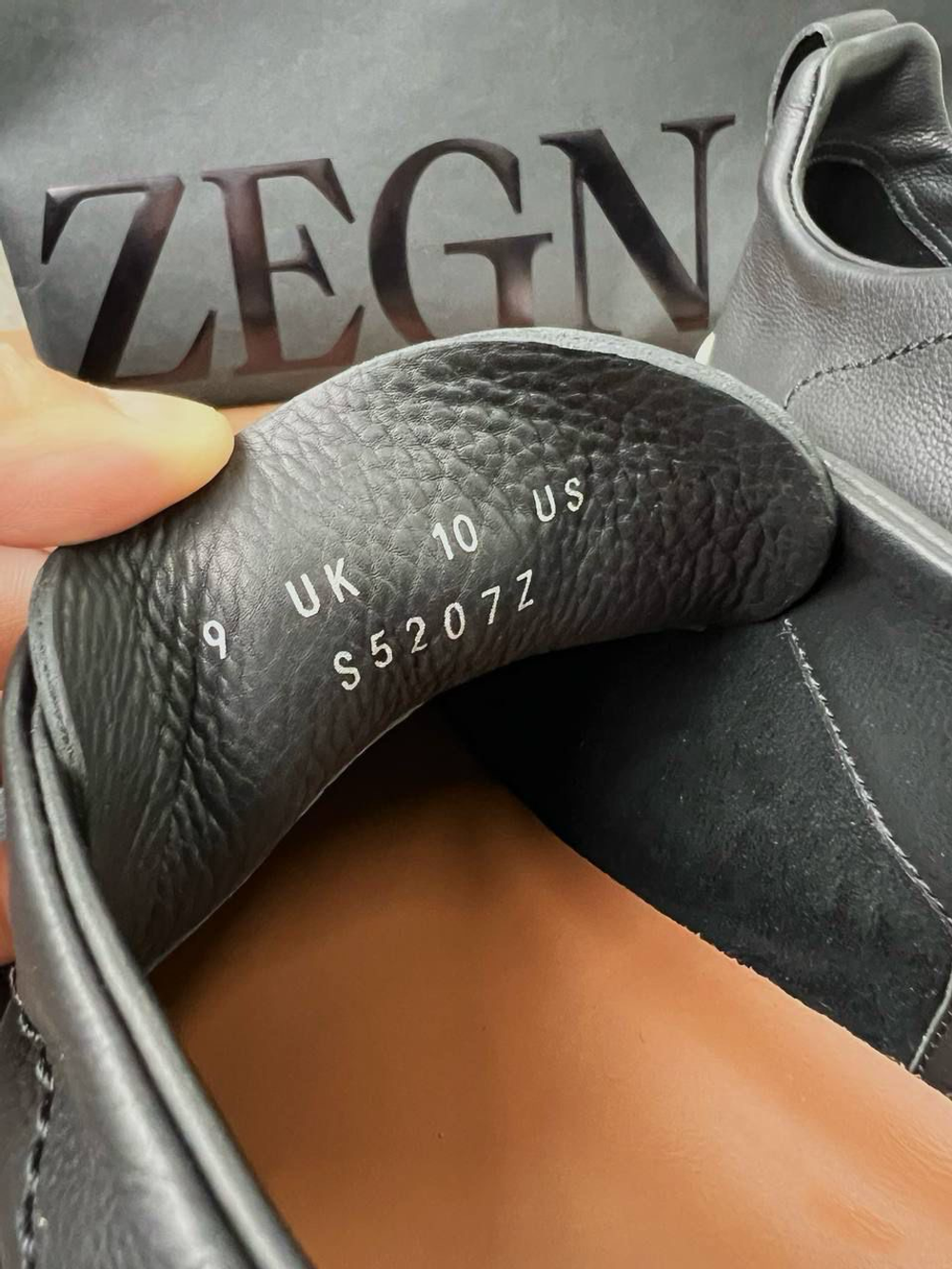 Кеды кожаные Zegna