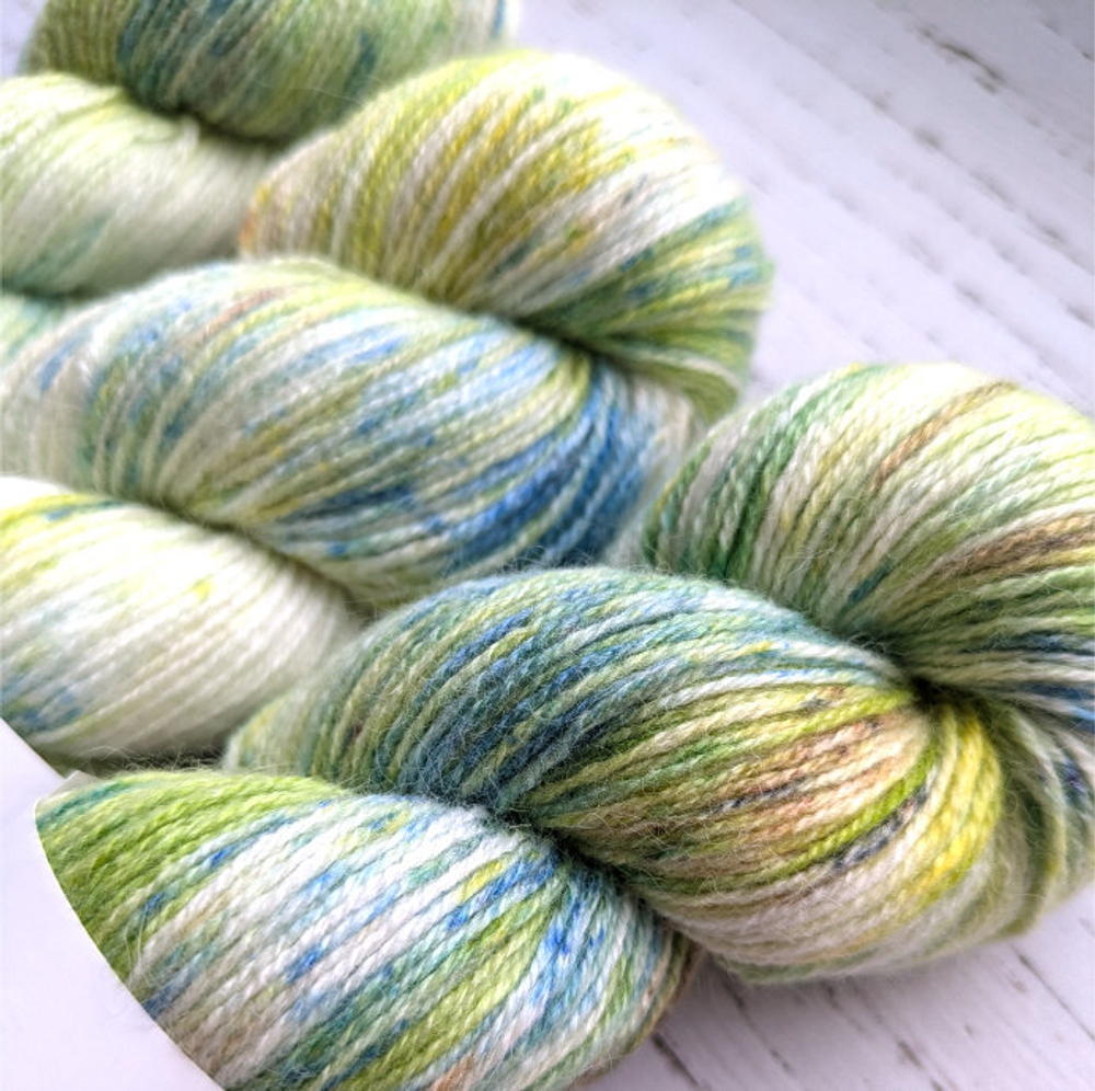 Пух кролика, цвет "Зеленый"