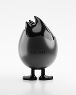 TUD TOY The Ugly Duck x TUD BAD EGG BLACK СТАТУЭТКА ДЕКОРАТИВНАЯ