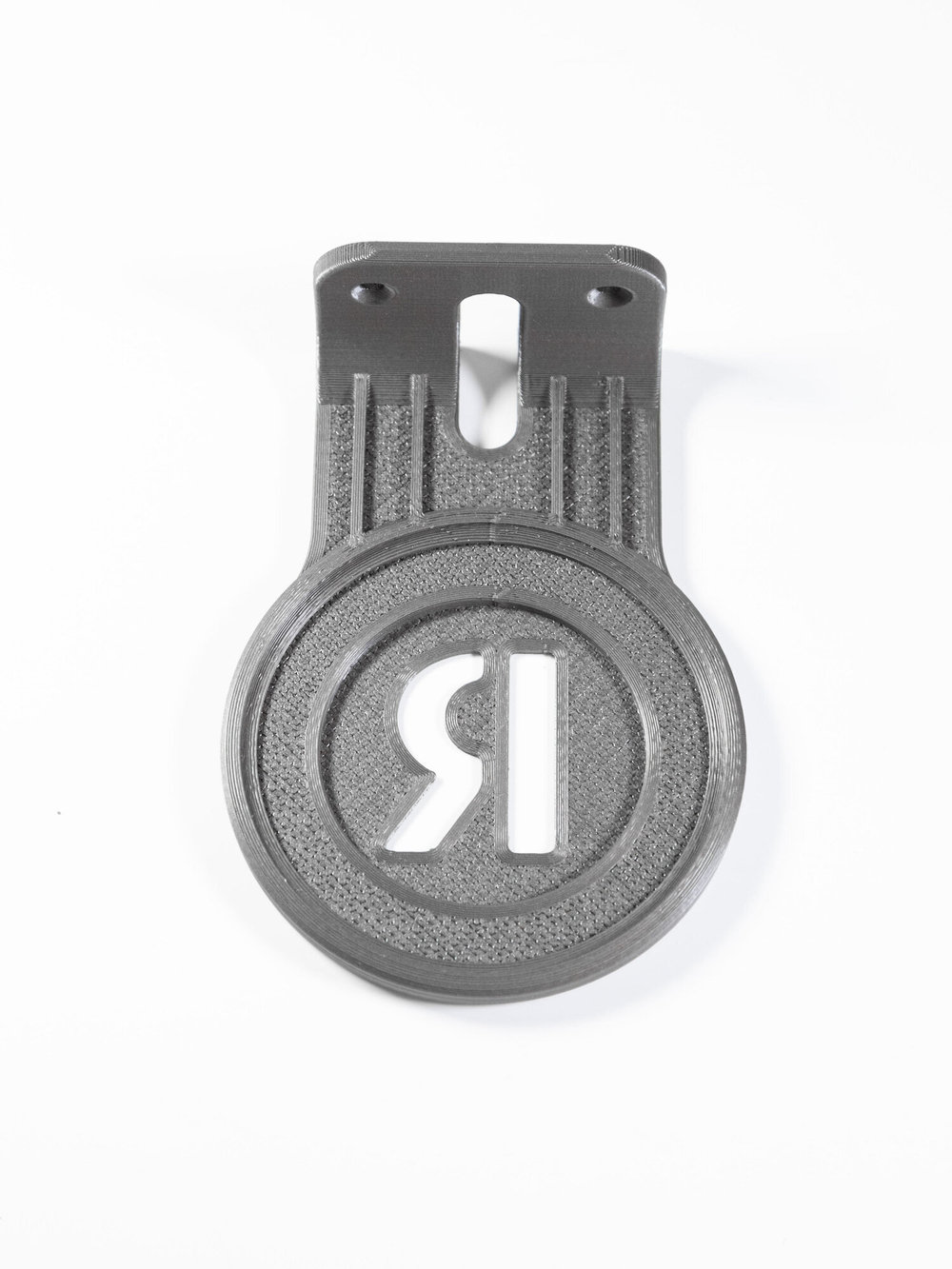 Настенный кронштейн-полка для Яндекс станций (Алиса) Лайт 2, серый, 3D печать, совместимость YNDX-00026