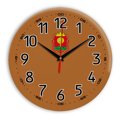 Часы с логотипом Липецк 10 Декор для дома, подарок