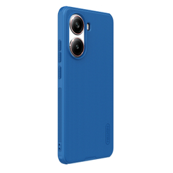 Усиленный чехол синего цвета от Nillkin для Xiaomi Redmi Turbo 4, серия Super Frosted Shield Pro
