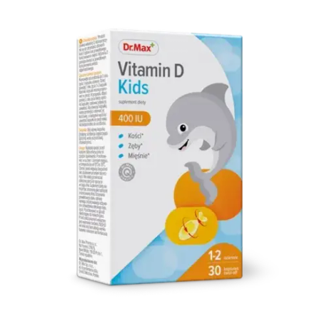 Dr.Max Витамин D для детей - 30 капсул с откручивающейся крышкой