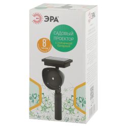 ERAPR024-01 ЭРА Садовый проектор на солнечной батарее, пластик, 34 см | Садовые декоративные светильники