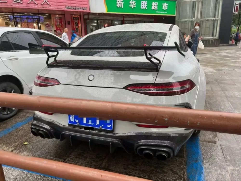 Широкий карбоновый обвес для MERCEDES BENZ AMG GT4 X290 GT63 2018+ Мерседес Бенц