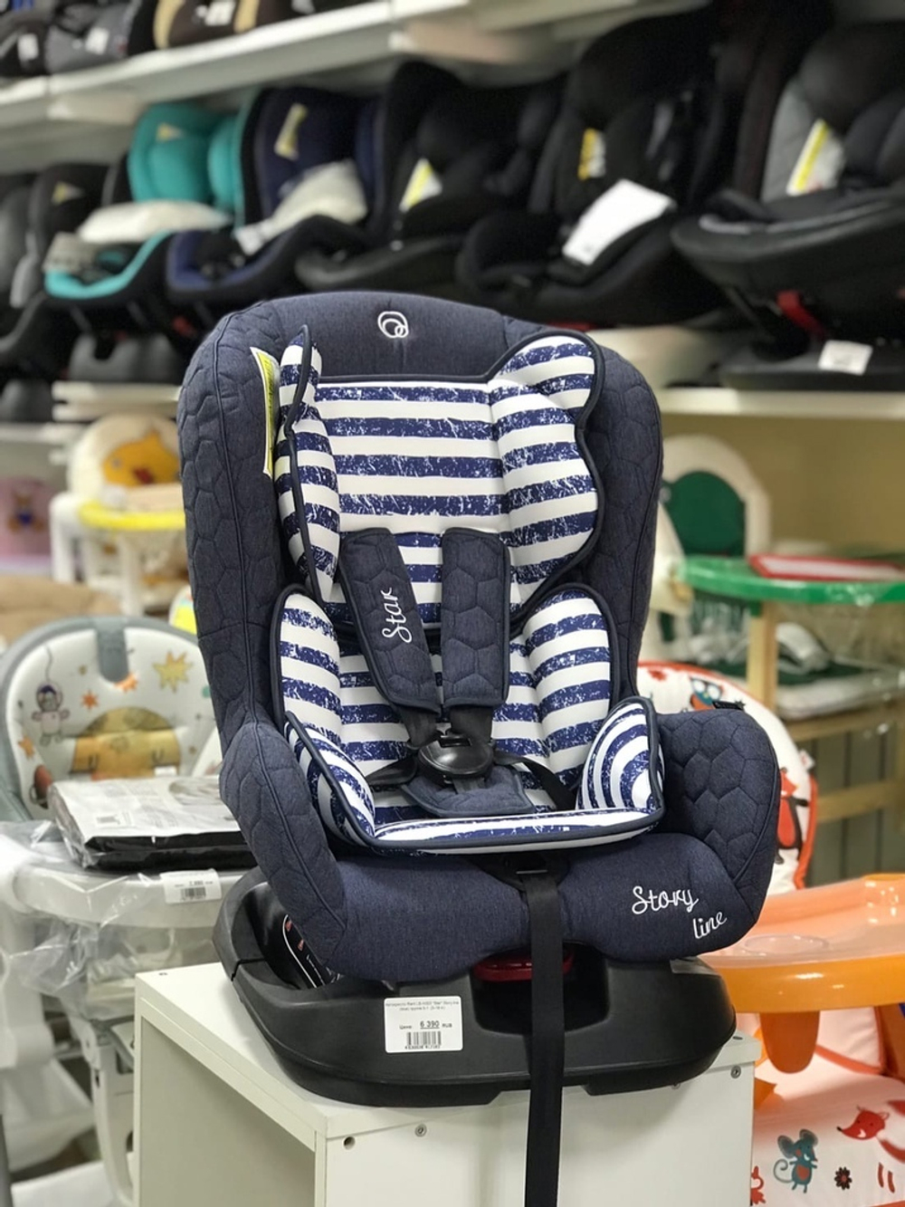 Автокресло Rant LB-N303 "Star" Story line (blue) группа 0-1  (0-18 кг)