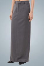 Юбка макси с рельефными швами Shibui