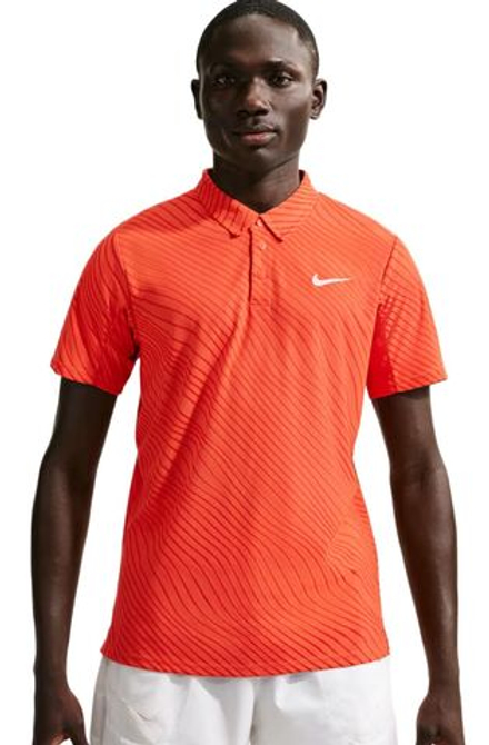 Теннисное поло Nike Court Slam Dri-FIT ADV - turf orange/white