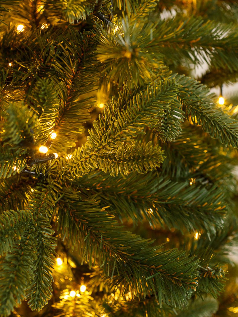 Елка с гирляндой «Барокко» (Литая+пвх) 120 см / 1,2 м