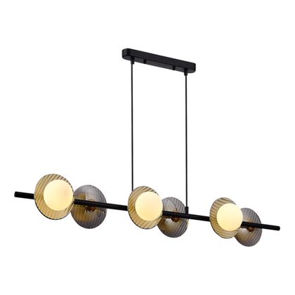 Светильник подвесной ST-Luce Черный/Дымчатый, Белый G9 6*5W NOON sl1521.403.06