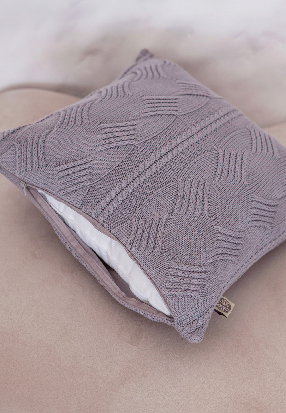 Наволочка декоративная 40x40 Luxberry Lux 64 сиреневая