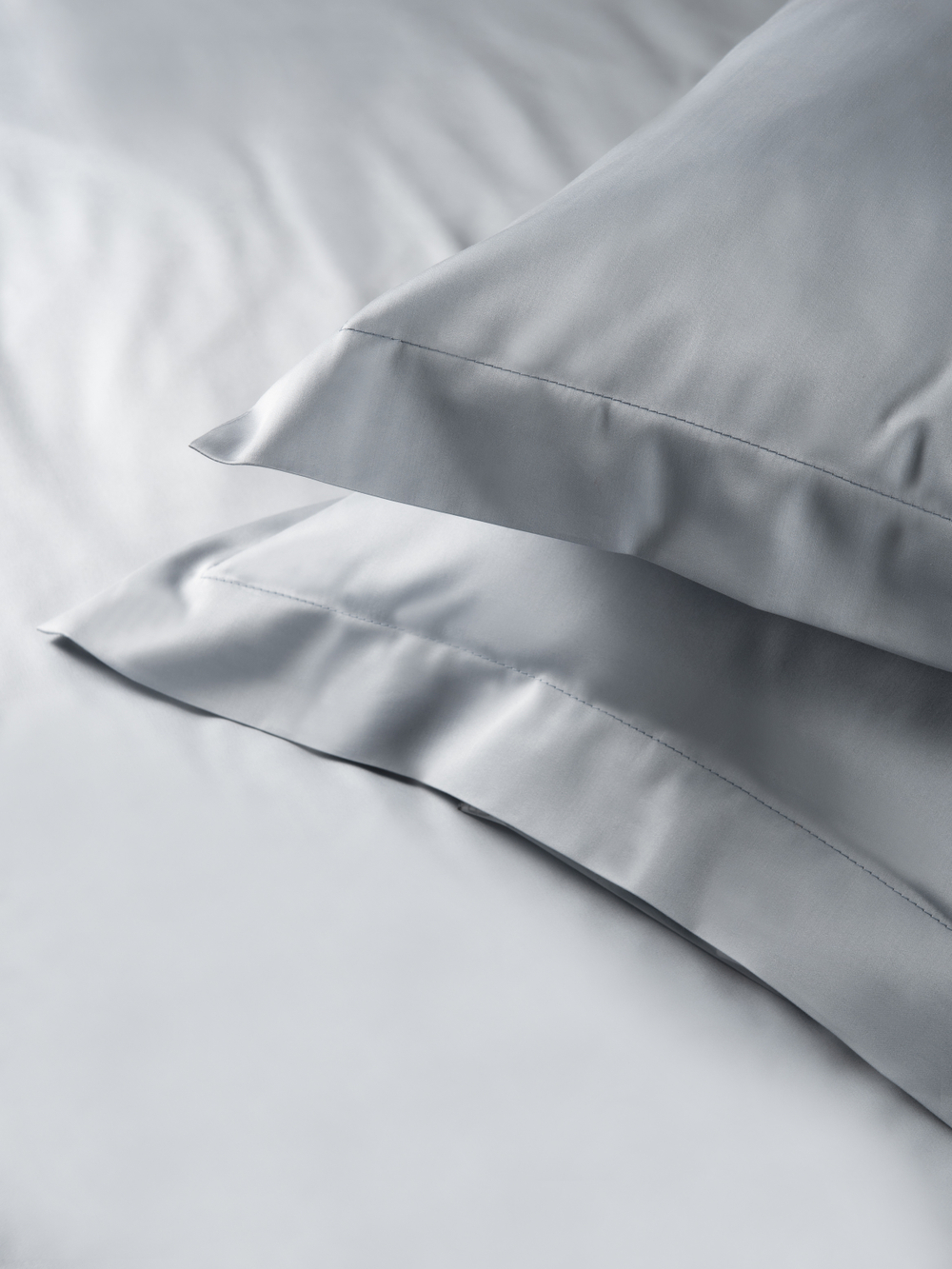 SERENITY Комплект постельного белья, сатин светло-серый