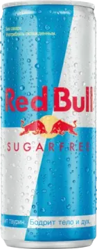 Энергетический напиток без сахара Red Bull Sugarfree, 250мл