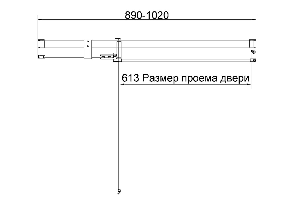 Душевая дверь Vincea Extenza 90 VDP-4EX9010CLGM стекло прозрачное/профиль вороненая сталь