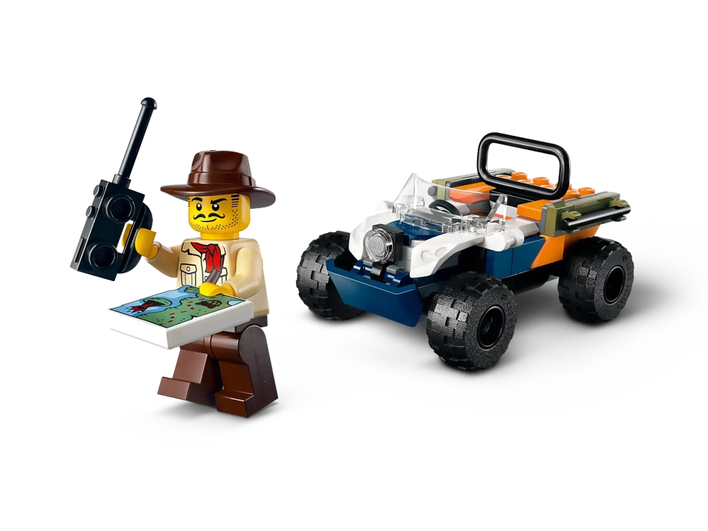 Конструктор LEGO City 60424 Миссия Красной панды на квадроцикле "Исследователь джунглей"