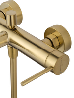 Смеситель для ванны с душем WONZON & WOGHAND STICK, Брашированное золото (WW-88639017-BG)