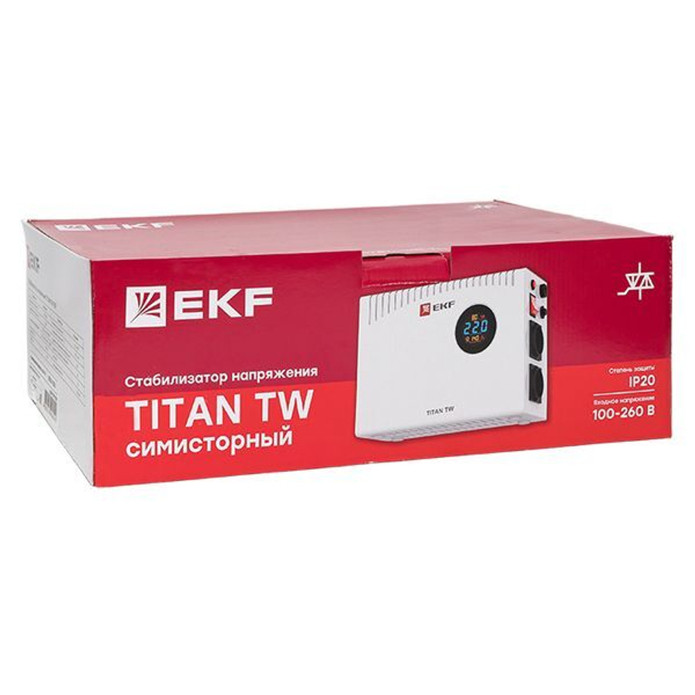 Стабилизатор напряжения симисторный EKF stab-TW-1500
