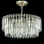 Citilux Фонда CL303193 Люстра хрустальная подвесная Бронза