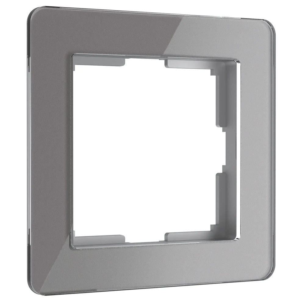 Рамка на 1 пост Acrylic (графит) W0012704
