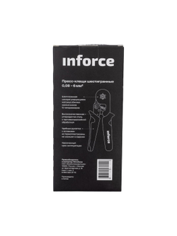 Шестигранные пресс-клещи Inforce 0,08-6 мм2 06-19-11