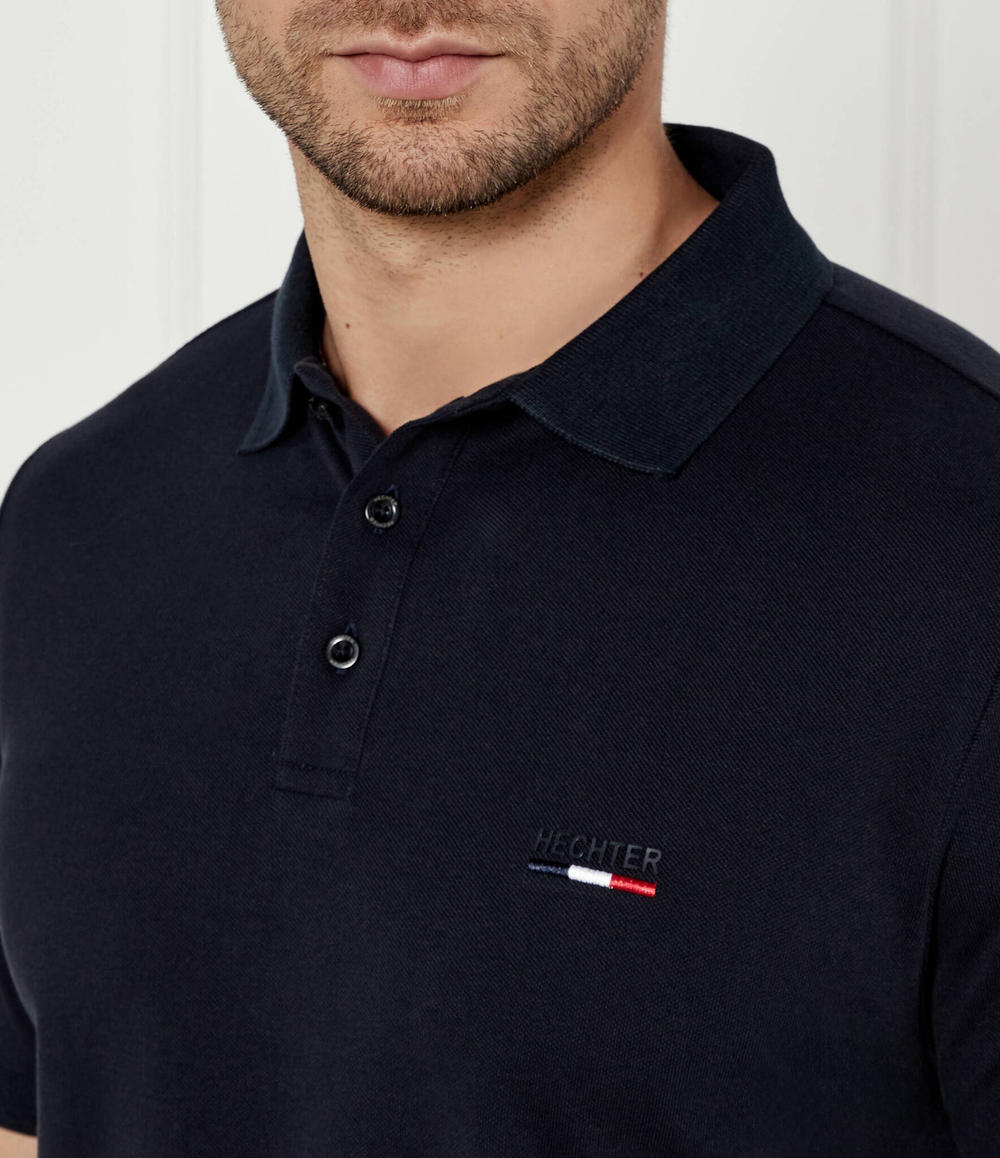 Поло Hechter Paris - темно-синий(74004-142902)