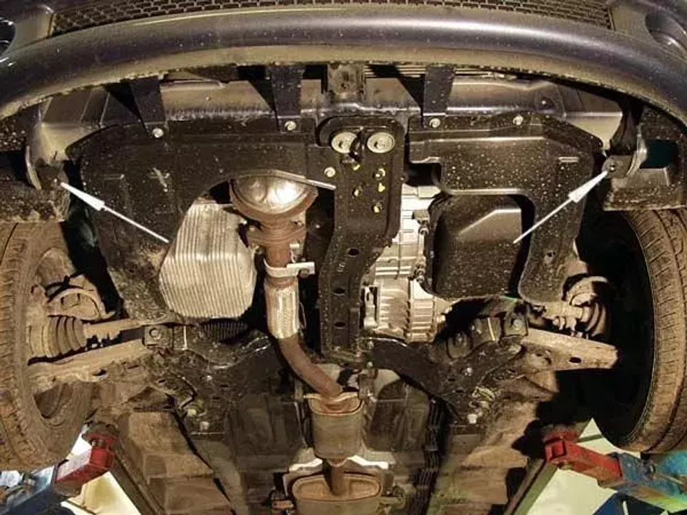 Защита картера и КПП Sheriff для Hyundai Matrix (FC) 2001-2010 арт.10.0881