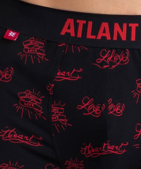 Трусы мужские боксеры (2шт), Atlantic 2GMH-004, черные
