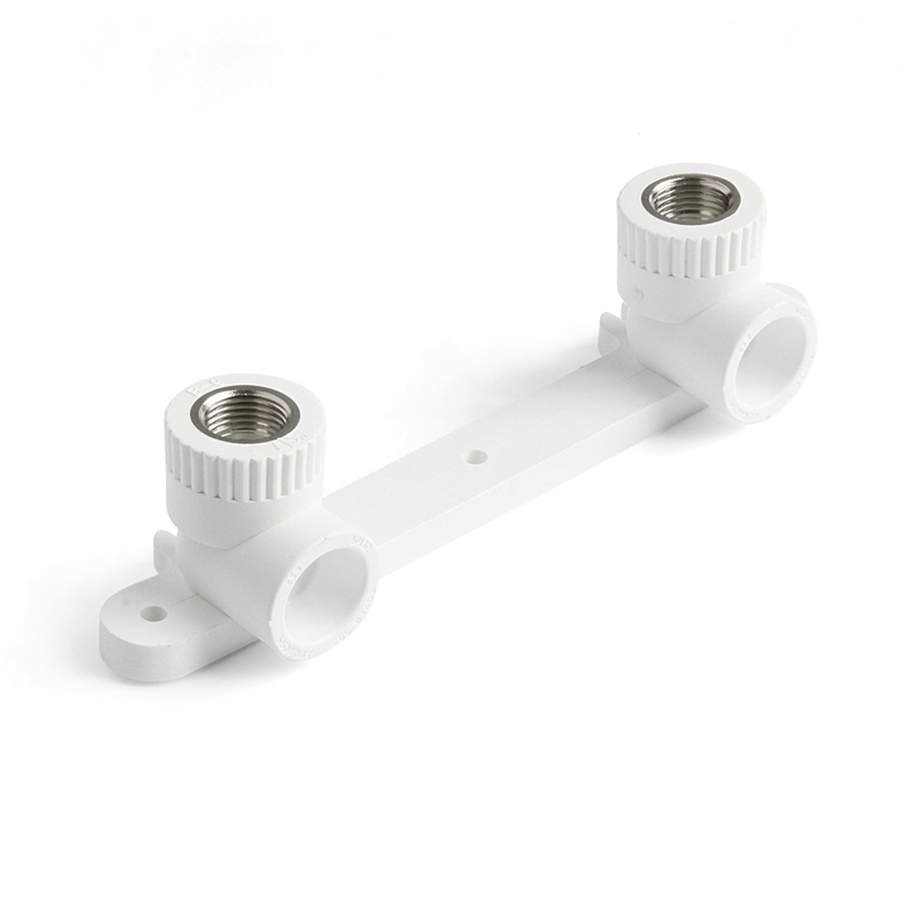 Планка для смесителя с креплением ВР Ø 20*1/2 PPR (белый) ВОДОРОЗЕТКА