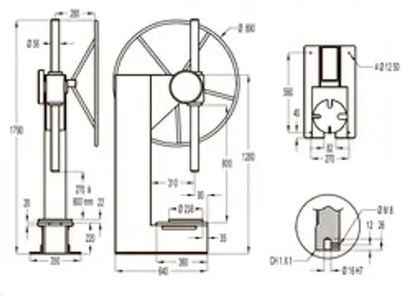 Винт микрометрической регулировки EMG
