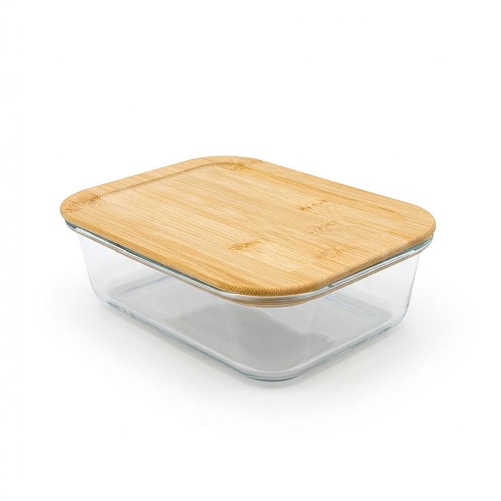 Контейнер стеклянный Fårö, прямоугольной формы, с крышкой, 1040 мл