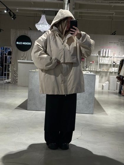 Капюшон на замке (светло-бежевый)